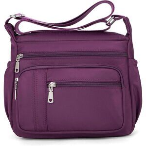 Women Nylon Shoulder Bag Large Capacity Crossbody Purse Travel Hobo